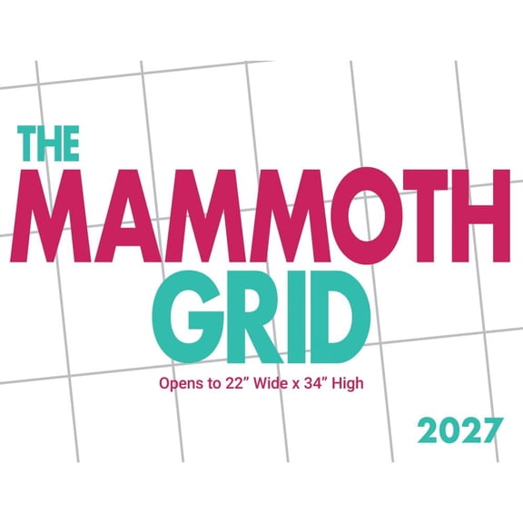 Carousel Calendars, Mammoth Grid 2027 Wall Calendar