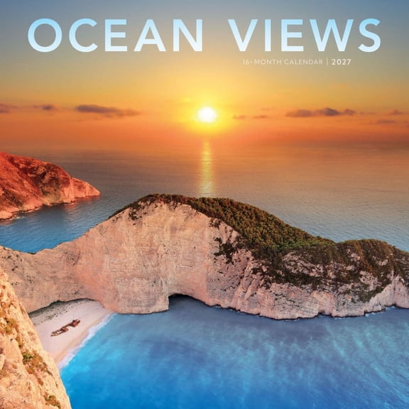 Carousel Calendars, Ocean Views 2027 Wall Calendar