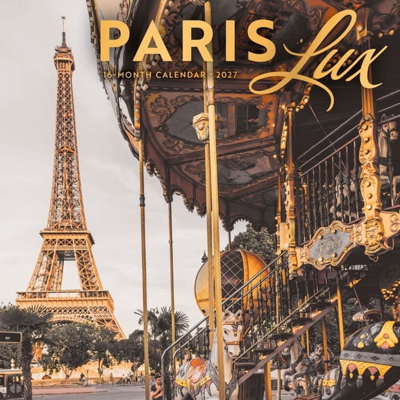 Carousel Calendars, Paris Lux 2027 Mini Wall Calendar