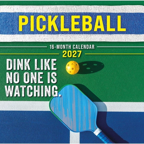 Carousel Calendars, Pickleball 2027 Wall Calendar