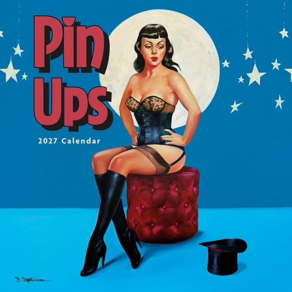 Carousel Calendars, Pin Ups 2027 Wall Calendar