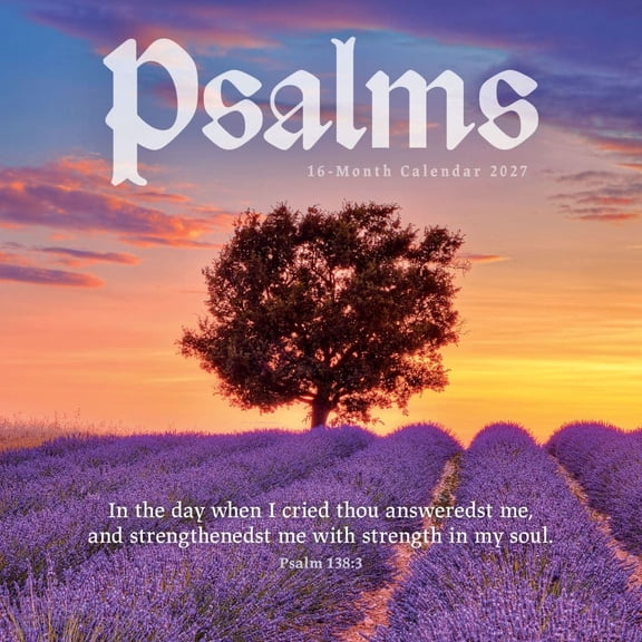 Carousel Calendars, Psalms 2027 Mini Wall Calendar