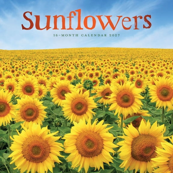 Carousel Calendars, Sunflowers 2027 Wall Calendar