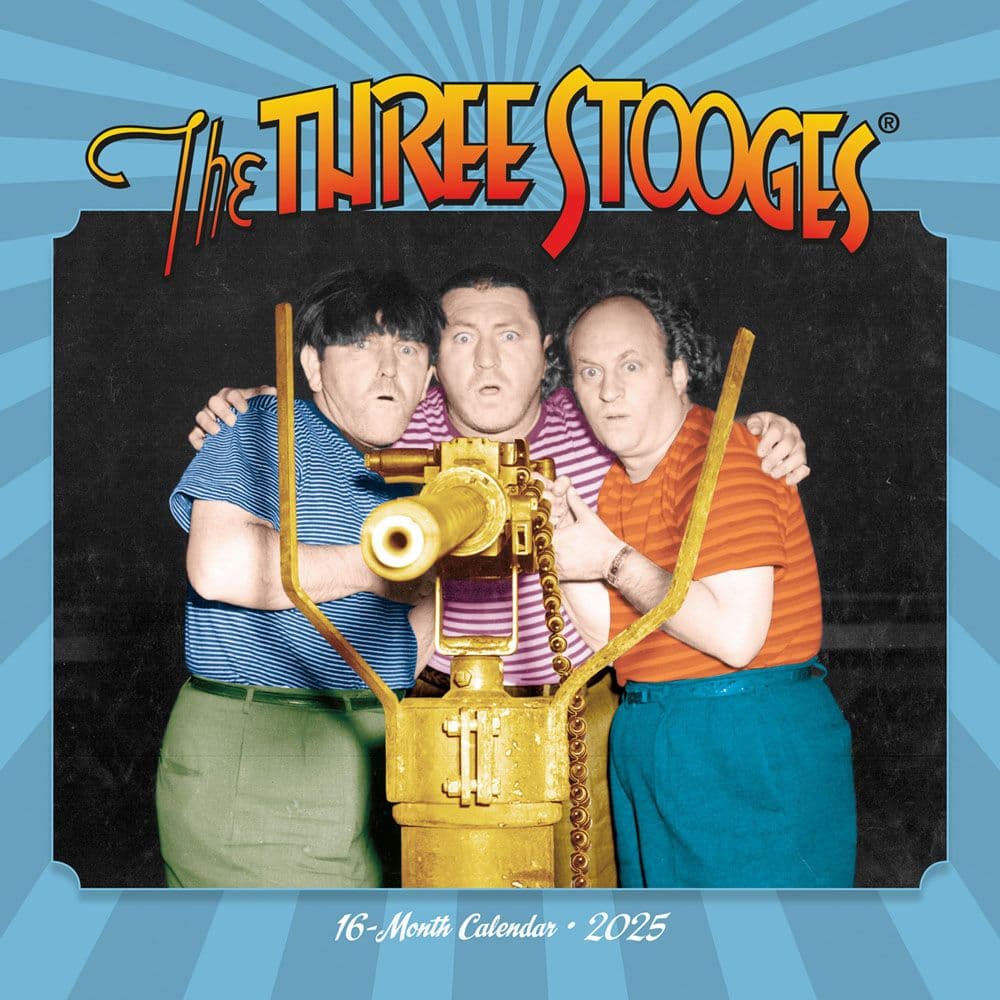 Carousel Calendars, Three Stooges 2025 Wall Calendar