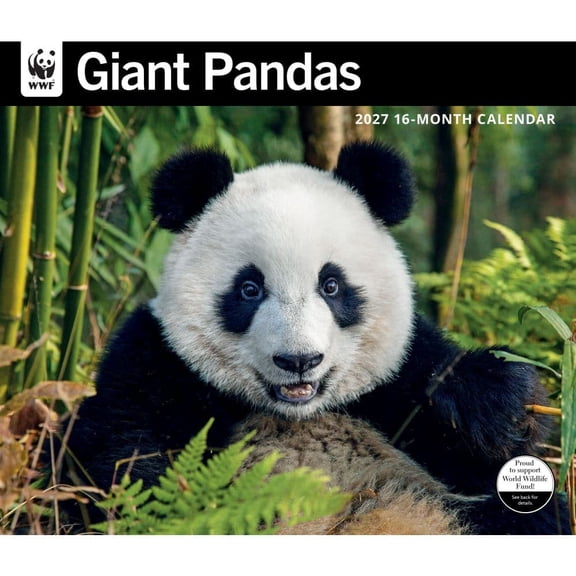 Carousel Calendars, WWF Giant Pandas 2027 Wall Calendar