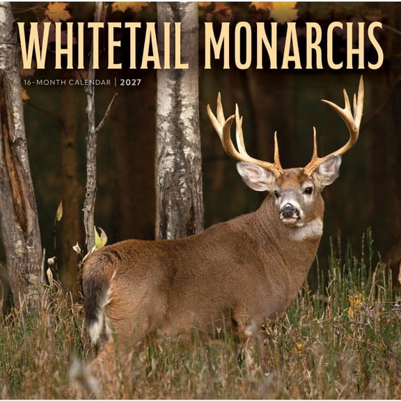 Carousel Calendars, Whitetail Monarchs 2027 Wall Calendar