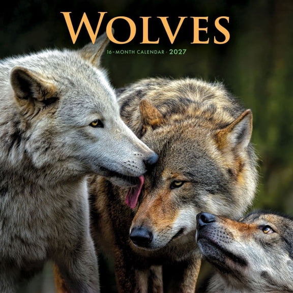 Carousel Calendars, Wolves 2027 Wall Calendar