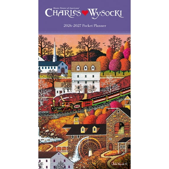 Charles Wysocki, Americana: 2 Year Pkt Planner, (Paperback)
