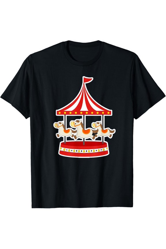 Carousel Carnival Horse T-Shirt