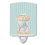 Carousel Ceramic Night Light