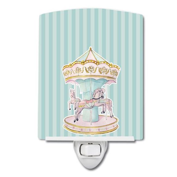 Carousel Ceramic Night Light