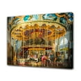 thumbnail image 1 of Carousel Horse Amusement Carnival Canvas Poster Bedroom Decor Sports Landscape Office Room Decor Gift,Frame-style,16x24inch(40x60cm), 1 of 8