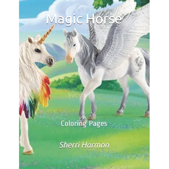Carousel: Magic Horse : Coloring Pages (Series #1) (Paperback)