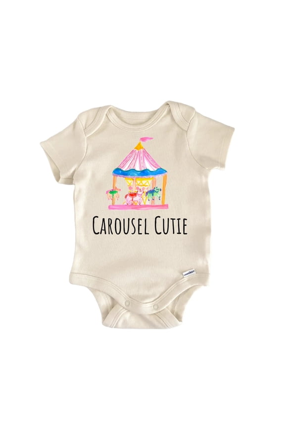 Carousel Merry Go Rund Carnival Baby Gift Baby Onesie®
