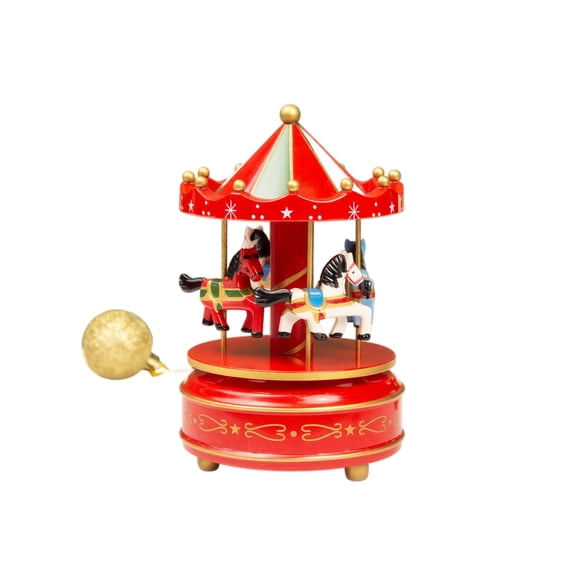 Carousel Music Box With Horse & Unicorn Design, Elegant Home Decor, Sweet Birthday And Christmas Gift For Women