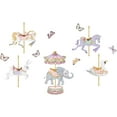thumbnail image 1 of Carousel Wall Sticker Merry Go Round Decal Carousels Butterfly Vinyl Stickers DIY Peel and Stick Decor for Baby Girls Bedroom Living Room Nursery, 1 of 9