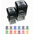 thumbnail image 1 of Carousel at a Carnival Fair Amusement Park Merry-Go-Round Self-Inking Rubber Stamp Ink Stamper - Black Ink - Small 1 Inch, 1 of 7