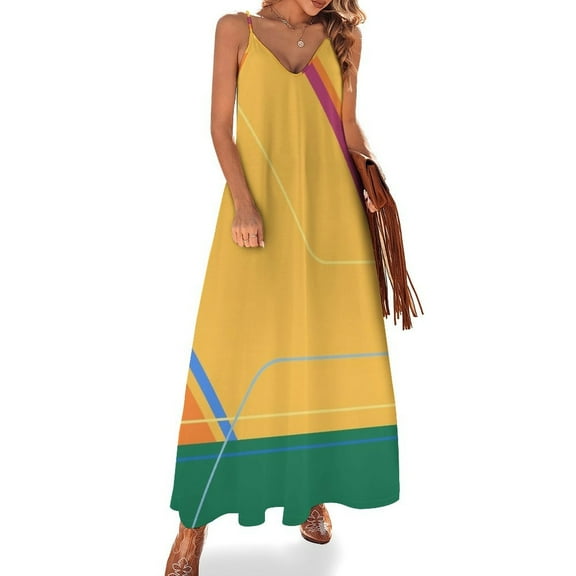 Carousel of Progress pattern Sleeveless Dress Dresses Women Summer Women's Summer Clothing
