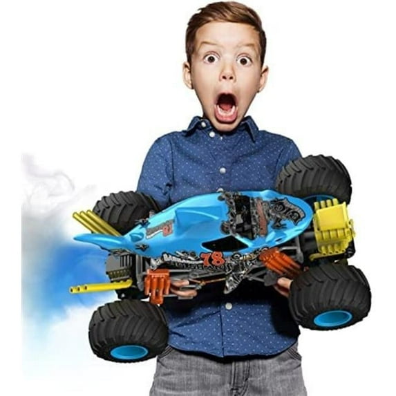 Carox NC23879 0.1 Remote Control Monster Truck, Remote Control Toys with Enjineer & Fog