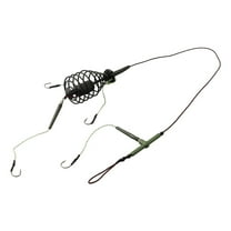 Carp Fishing Bait Cage Line Group Feeder Sinker String Hook Fishing Bait Basket Fishing Bait Cage Line Group Feeder