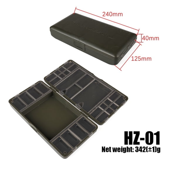 Carp Fishing Tackle RIG Box with 10 pins Fish Hook Group STORAGE SYSTEM