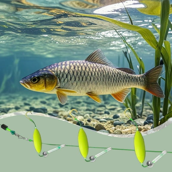 Carp Hair Rig Carp Fishing Hair Rigs Stainless Steel Adjustable Hook Gear Kit for Saltwater Freshwater Baiting Outdoor Activities vividly