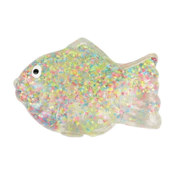 Carp Malt Syrup Squishy Stress Reliever, Slow Rising Fish Decompression Fidget, Soft Koi Squeeze for Anxiety Relief,Green1