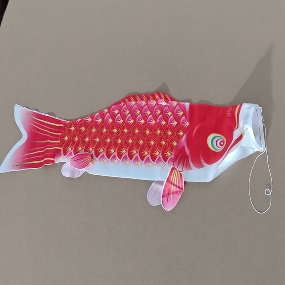Carp Windsock Streamer Fish Flag Home Outdoors Hanging Decoration Red 92cm