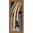 thumbnail image 1 of Carp leaping up a cascade 16x40 Large Gold Ornate Wood Framed Canvas Art by Katsushika Hokusai, 1 of 2