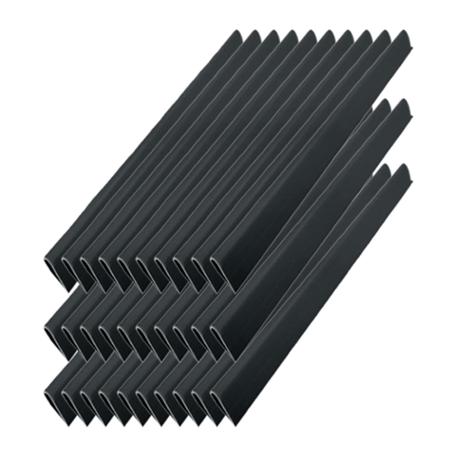 CarpNettore 30 Pieces Privacy Screen Mounting Clips PVC Privacy Screen ...