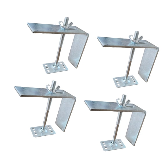 CarpNettore 4 Pieces Ceramic Basin Fixing Brackets for Secure DIY Installation Accessory