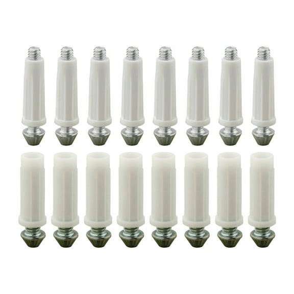 CarpNettore 4 Pieces Door Bottom Pivot Kit Heavy Duty Easy to Install Portable Door Hardware