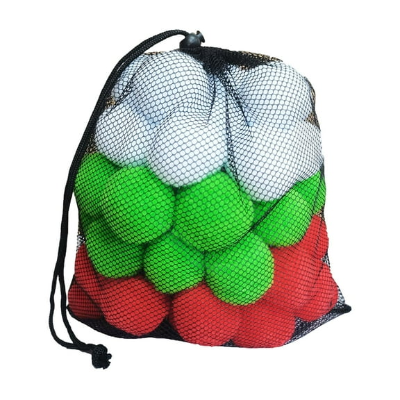 CarpNettore 60 Pieces Fake Snowballs Gift 2 inch for Party Supplies Throwing Game Winter 3 Colors