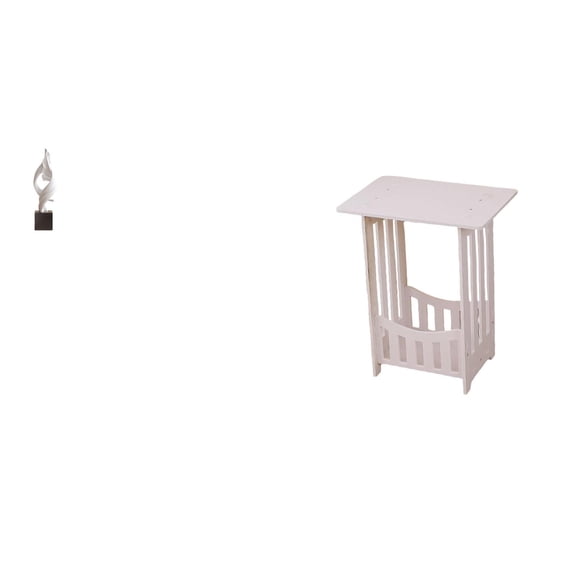 CarpNettore Abstract Art Resin Figurine Sculpture for House Office Coffee Table Decor with Portable Versatile Practical End Side Table for Hotel Cafe Hallway Loun