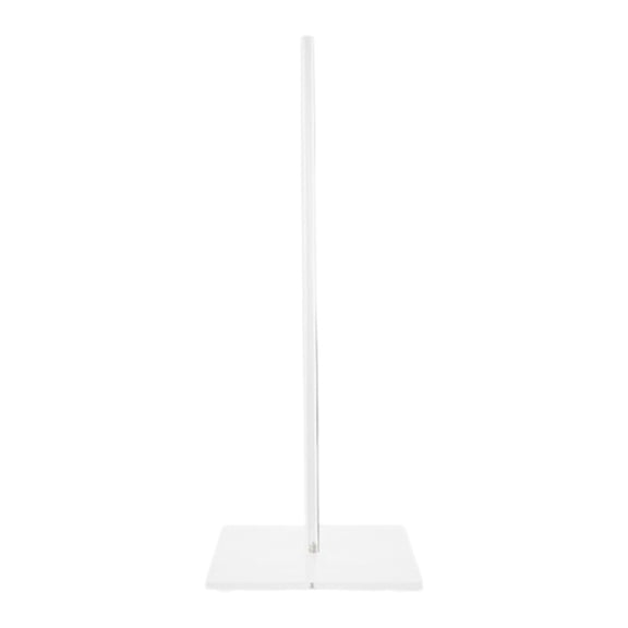 CarpNettore Acrylic Donut Display Stand Clear Bagel Holder Easy Assembly Doughnut Holder for Square 30x11.5cm