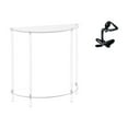 thumbnail image 1 of CarpNettore Acrylic Side Table for Small Space with Thinker Abstract Statue Decorative Figurine Collection Modern Sculpture Accent End Table Ornament, 1 of 8