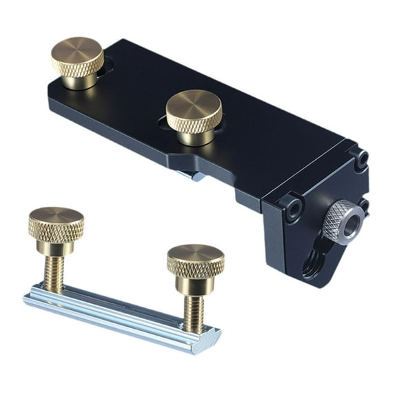 CarpNettore Aluminum Profile Tapping Guide Professional Practical Woodwork Tools Woodworking Black