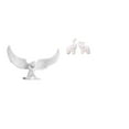 thumbnail image 1 of CarpNettore Angel Elephant Resin Figurine Sculpture Unique Tabletop Decoration Ornament for Office Housewarming Bookshelf Hallway Entrance Bedroom, 1 of 8