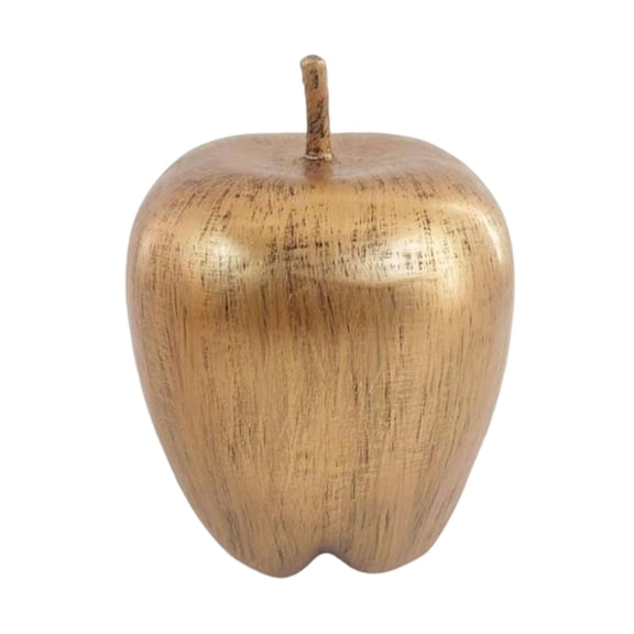 CarpNettore Apple Statue Art Crafts Resin Decorative Figurine for Bedroom Cabinet Office
