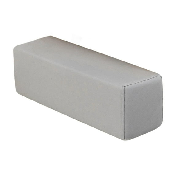 CarpNettore Arm Rest Pillow Armrest Multipurpose Rectangular with Removable Pillowcase Elbow light gray