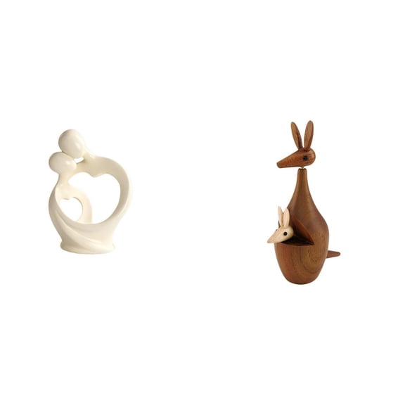 CarpNettore Artistic Resin Couple and Figurine Sculpture Collection for Home Desk Cabinet Bedroom Bookshelf Anniversary and Party Decoration Gift