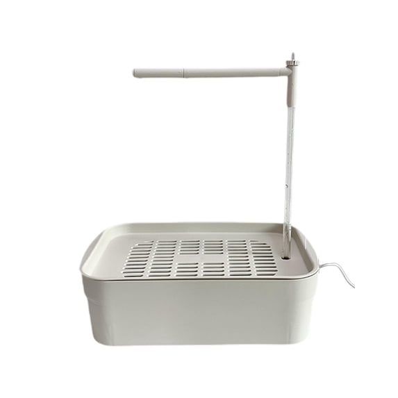 CarpNettore Automatic Bird Bath Tub Parakeet Bath Indoor Pet Bird Bathtub with Running Water L
