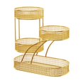 thumbnail image 1 of CarpNettore Bathroom Counter Storage Organizer Shelf Bathroom Countertop Organizer Versatile gold, 1 of 9