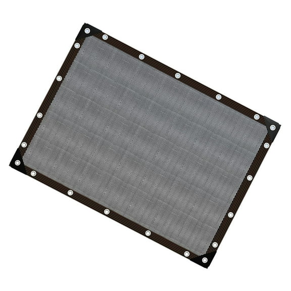 CarpNettore Black Shade Cloth Mesh Tarp Folding Easy Installation 1MX2M Multifunctional Hdpe