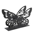 thumbnail image 1 of CarpNettore Butterfly Napkin Holder Metal Freestanding Tissue Dispenser Stable Base Tabletop black, 1 of 9