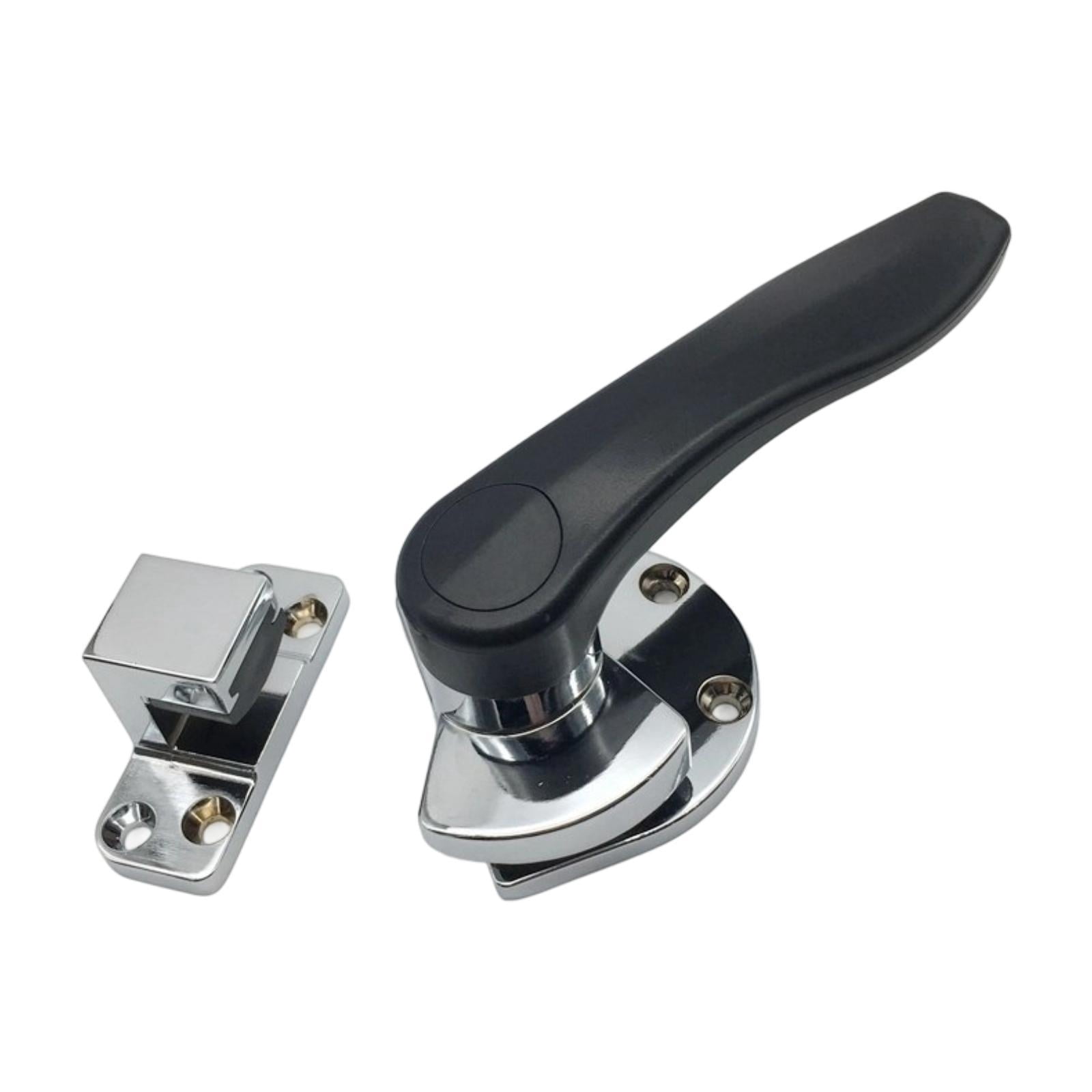 CarpNettore Cabinet Door Handle Lock for Steamer Units with Hinges for Freezing Applications Zinc Alloy For Right