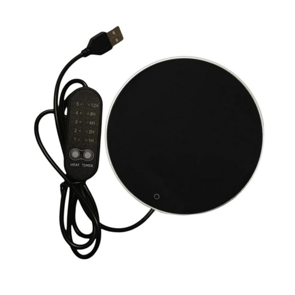 CarpNettore Candle Warmer for Men and Women, Portable Smart Heating Plate with 5 Temperature Silver