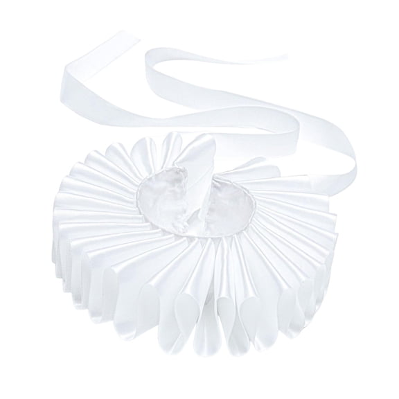 CarpNettore Cat Dog Ruffle Neck Ruff Comfortable Bandana Accessories Soft Clown Elizabethan Ruffle Pet Supplies for Halloween Photoshoots