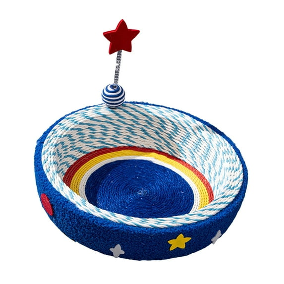 CarpNettore Cat Scratcher Bed Hammock Funny Toy Scratching Board for Home Balcony Summer Large