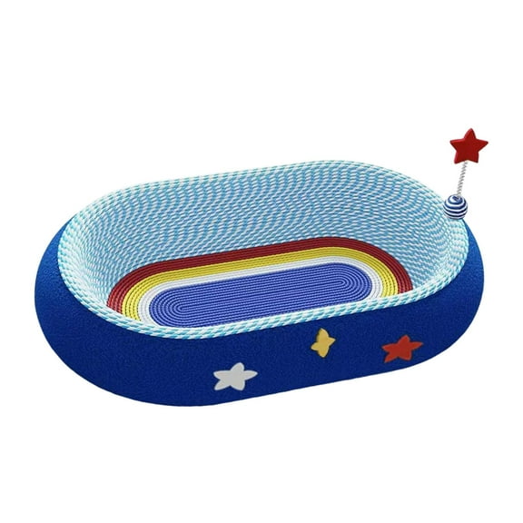 CarpNettore Cat Scratcher Bowl Breathable Kitten Scratch Pad for Small Medium Large Cats